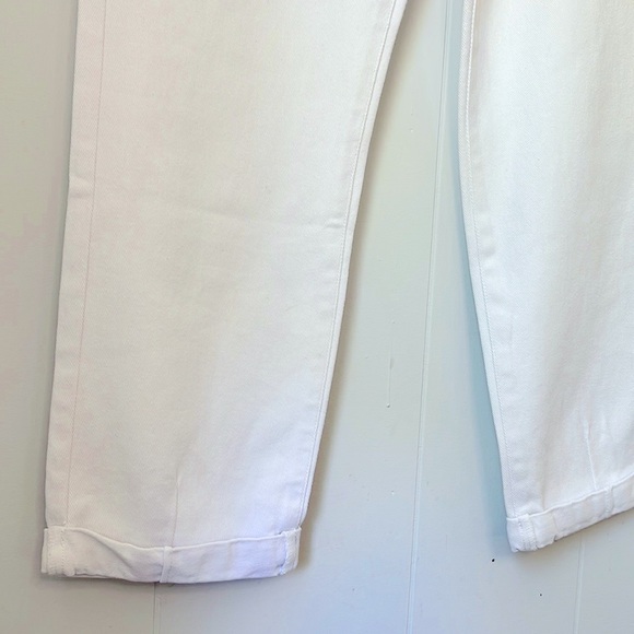 Princess Polly Jerry Denim White High Rise Straight Leg Jeans Size 6 - Picture 7 of 10